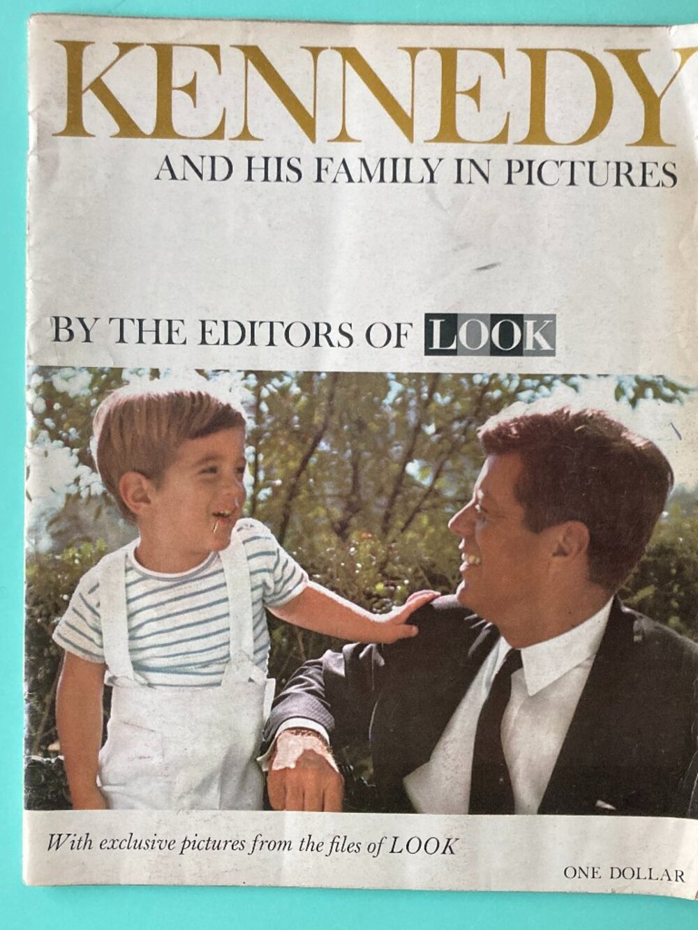 LOOK MAGAZINE KENNEDY AND HIS FAMILY IN PICTURES No Address 1963 Scuffs Creased